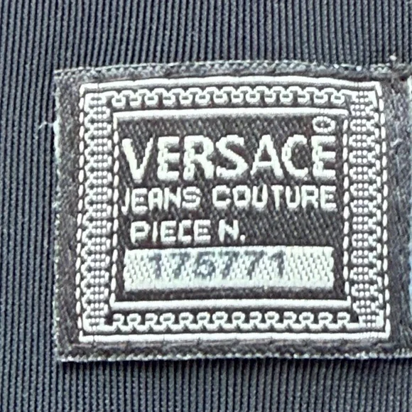 Versace Black Short-Sleeve Tee with White Medusa Logo Size Small - Picture 4 of 7